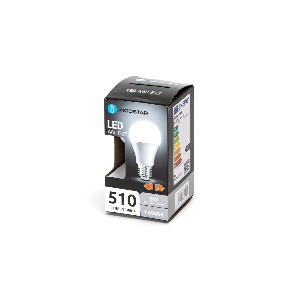 LED A60 E27 6W 6500k LED A60 E27 6W 6500k