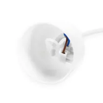 PORTALAMPADA E27 PLASTICA C/CAVO DI SOSP. 0.5M BIANCO PORTALAMPADA E27 PLASTICA C/CAVO DI SOSP. 0.5M BIANCO