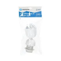 PORTALAMPADA E27 PLASTICA C/CAVO DI SOSP. 0.5M BIANCO PORTALAMPADA E27 PLASTICA C/CAVO DI SOSP. 0.5M BIANCO