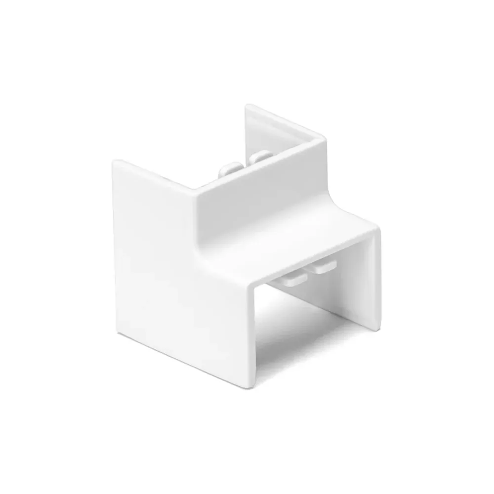 CONNETT. ANGOLO INT. CAN.QUADR.PVC BIAN. 25X16 4PZ