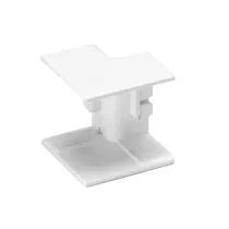 CONNETT. ANGOLO INT. CAN.QUADR.PVC BIAN. 25X16 4PZ