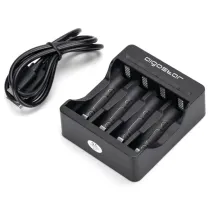 Caricabatteria 4(AA/AAA) nero