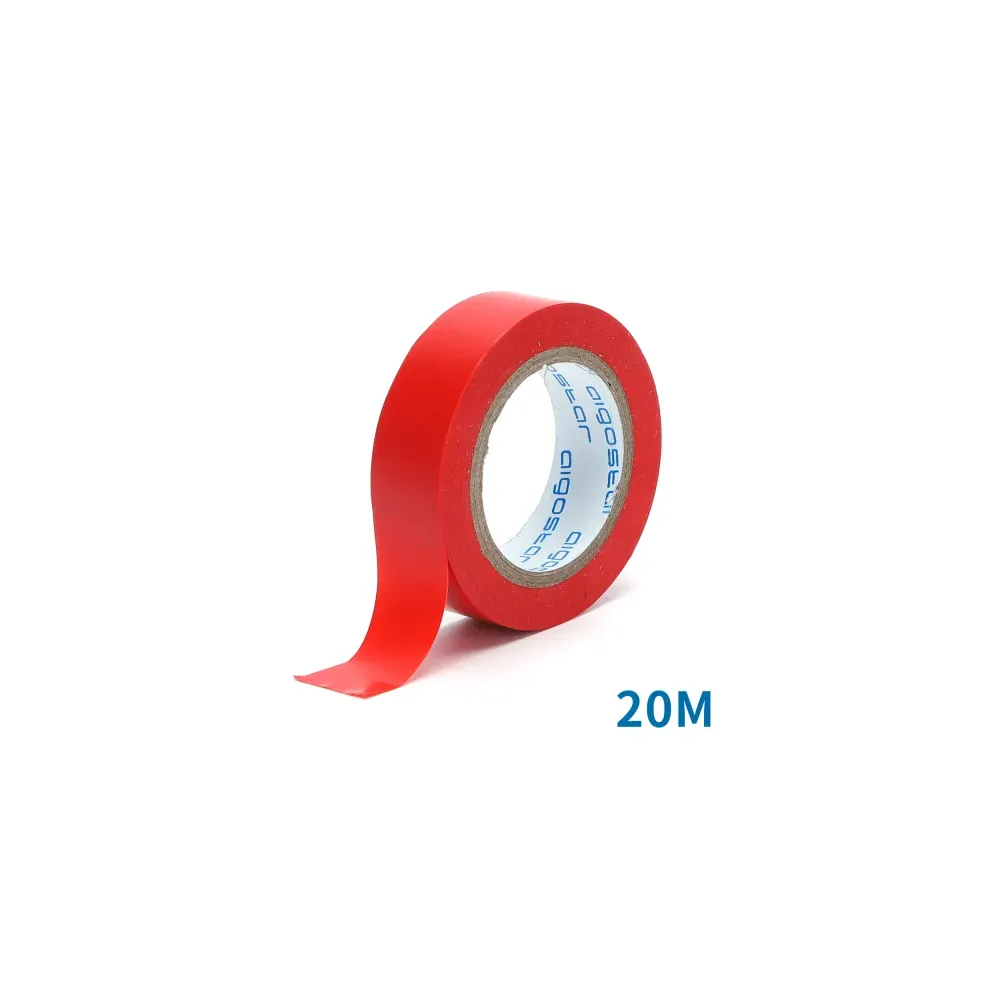 Nastro isolante in PVC 0,13x17x20m rosso