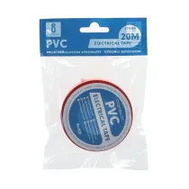 Nastro isolante in PVC 0,13x17x20m rosso