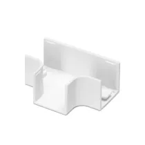 CONNETTORE T CANALIN. QUADRATA PVC BIAN. 16X16MM 4