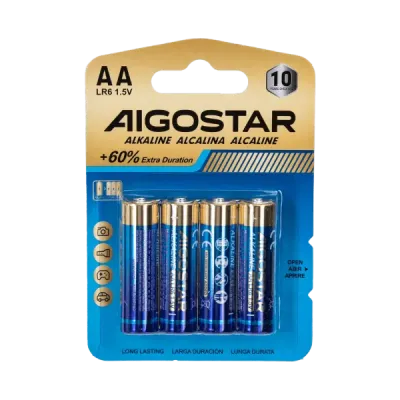 BATTERIA ALCALINA AA LR6 1.5V 4PZ