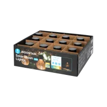 LUCE LED SOLARE A SOSP. ESTERNO IN AGGIAIO INOX RGB