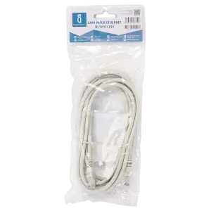 CAVO ETHERNET CAT6 3M GRIGIO