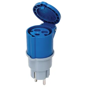 ADATTATORE INDUSTR. SHUKO/FRANCESCE S31 A SPINA IEC309