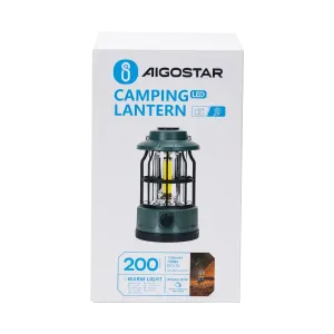 LANTERNA CAMPEGGIO DIMMERAB. MANOPOLA E BATTERIA RICARIC.