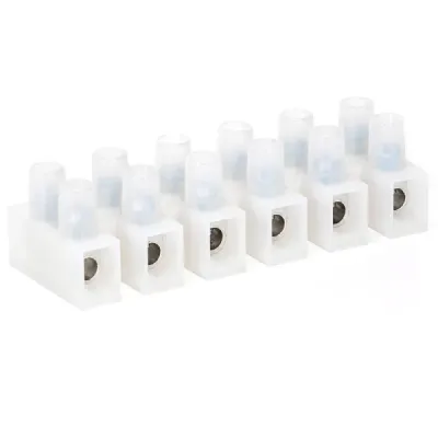 Morsetti PA12 (tipo H- 6 pin) bianchi