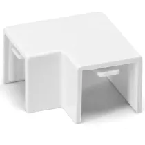 CONNETTORE ANGOLO CANALINA QUADRATA PVC BIANCO 16X16MM 4PZ