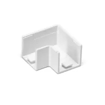 CONNETTORE ANGOLO CANALINA QUADRATA PVC BIANCO 16X16MM 4PZ