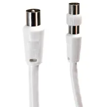 Cavo TV RG6U con connettori maschio-maschio e