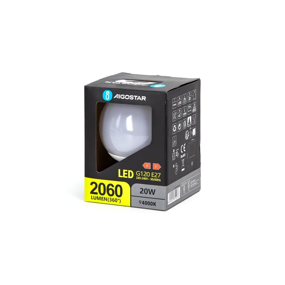 LED G120 E27 20W 4000k