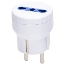 ADATTATORE 1 VIA 16A BIANCO ADATTATORE 1 VIA 16A BIANCO