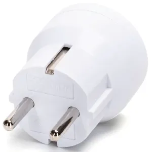 ADATTATORE 1 VIA 16A BIANCO