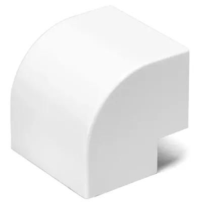 CONNETTORE ANGOLARE ESTERNO CANALINA QUADRATA PVC BIANCO 60X40MM 4PZ