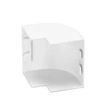 CONNETTORE ANGOLARE ESTERNO CANALINA QUADRATA PVC BIANCO 60X40MM 4PZ