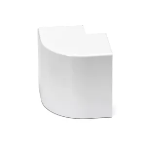 CONNETTORE ANGOLARE ESTERNO CANALINA QUADRATA PVC BIANCO 60X40MM 4PZ