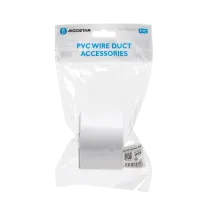 CONNETTORE ANGOLARE ESTERNO CANALINA QUADRATA PVC BIANCO 60X40MM 4PZ