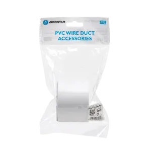 CONNETTORE ANGOLARE ESTERNO CANALINA QUADRATA PVC BIANCO 60X40MM 4PZ