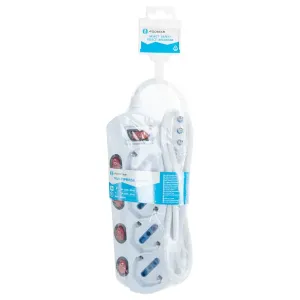 MULTIPRESA CON CAVO ITALIANO 4 VIE H05VV-F 3GQ.0MM 1.5MT 10A