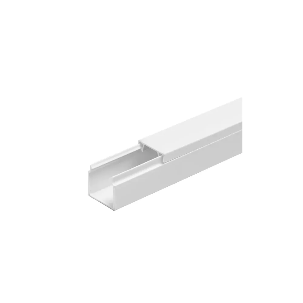 CANALINA QUADRATA PVC BIANCA L2000 X W16 X H16 MM CANALINA QUADRATA PVC BIANCA L2000 X W16 X H16 MM