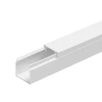 CANALINA QUADRATA PVC BIANCA L2000 X W16 X H16 MM
