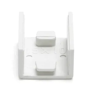 Connettore dritto per canalina quadrata in PVC bianco 15*10mm 4pz
