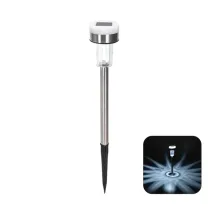 Lampioncino LED solare in acciaio inox 6500K