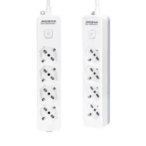 MULTIPRESA 4 VIE C/INTERR 16A 3MT BIANCA E GRIGIA