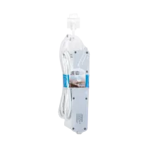 MULTIPRESA 4 VIE C/INTERR 16A 3MT BIANCA E GRIGIA