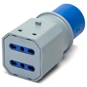 ADATTATORE IND. ITALIANO IBC309 3 SPINE A 2P11/P17