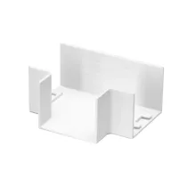 CONNETTORE T CANALINA QUADRATA PVC BIANCO 60X40MM 4PZ