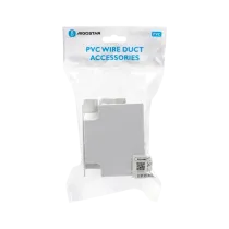 CONNETTORE T CANALINA QUADRATA PVC BIANCO 60X40MM 4PZ