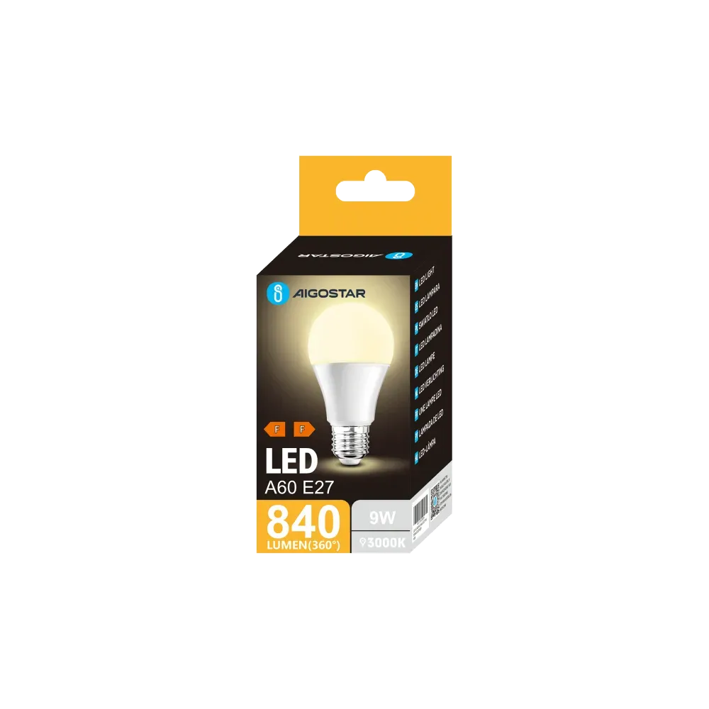 LED A60 E27 9W 3000k LED A60 E27 9W 3000k