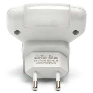 LUCE NOTTURNA LED 0.5W 3000K 301M IP20 SENSORE CREPUSCOLARE