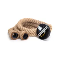 PORTALAMPADA E27 CORDA DI CANAPA CAVO SOSPENSIONE 1M COLORE NATURALE PORTALAMPADA E27 CORDA DI CANAPA CAVO SOSPENSIONE 1M COLORE NATURALE