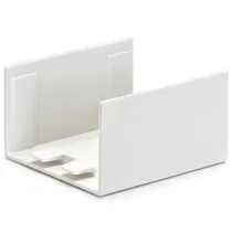 CONNETTORE DRITTO P/CANALINA QUADRATA PVC BIANCO 40X25MM 4PZ