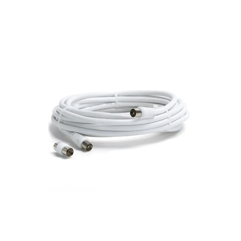 CAVO TV RG6U C/CONNETTORI MASCHIO MASCHIO E ACC. 5M CAVO TV RG6U C/CONNETTORI MASCHIO MASCHIO E ACC. 5M