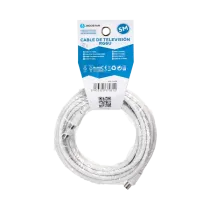CAVO TV RG6U C/CONNETTORI MASCHIO MASCHIO E ACC. 5M CAVO TV RG6U C/CONNETTORI MASCHIO MASCHIO E ACC. 5M