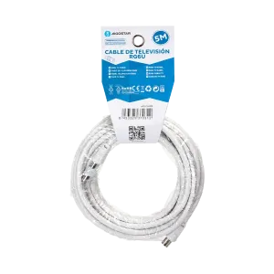 CAVO TV RG6U C/CONNETTORI MASCHIO MASCHIO E ACC. 5M