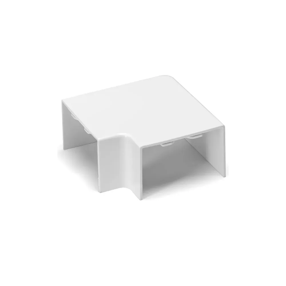 CONNETTORE ANGOLARE P/CANALINA QUADRATA PVC BIANCO 60X40MM 4PZ CONNETTORE ANGOLARE P/CANALINA QUADRATA PVC BIANCO 60X40MM 4PZ