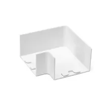 CONNETTORE ANGOLARE P/CANALINA QUADRATA PVC BIANCO 60X40MM 4PZ