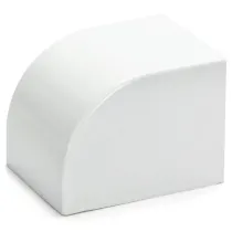 TAPPO DI CHIUSURA CANALINA QUADRATA PVC BIANCO 40X40MM 4PZ