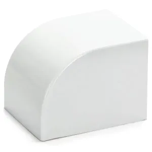 TAPPO DI CHIUSURA CANALINA QUADRATA PVC BIANCO 40X40MM 4PZ