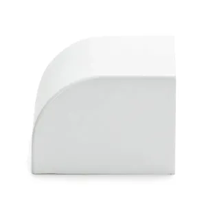 TAPPO DI CHIUSURA CANALINA QUADRATA PVC BIANCO 40X40MM 4PZ