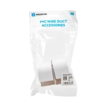 TAPPO DI CHIUSURA CANALINA QUADRATA PVC BIANCO 40X40MM 4PZ