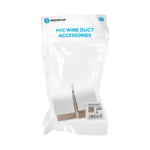 TAPPO DI CHIUSURA CANALINA QUADRATA PVC BIANCO 40X40MM 4PZ